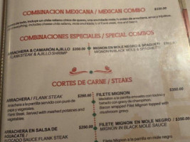 Mi Loreto menu