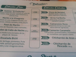 El Caribeño menu