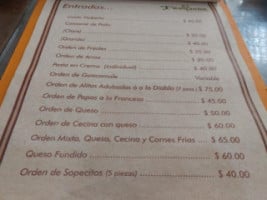 El Taxqueño menu