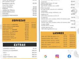 Cielo menu