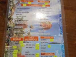 Mariscos Gerardo menu