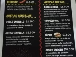 Asadero Orkees menu