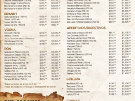 El Rincón De La Arrachera menu