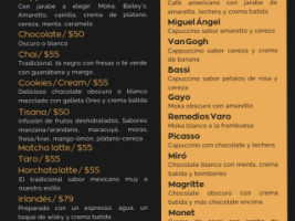 Galería Cafexpresión Lerma menu