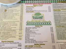 Robys menu