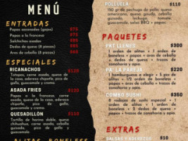 Havana Restaurant Bar menu