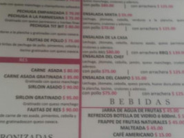 Hamburguesas Carnes Ensaladas menu