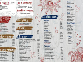 La Perlita Seafood Cuisine menu