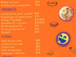 Totopos Locos menu