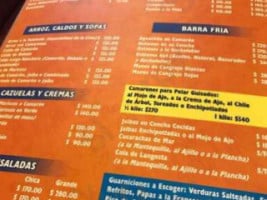 La Barra De Alvarado menu