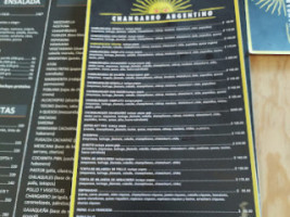 Changarro Argentino Tecnológico menu