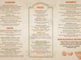 Capriccios Pizza Bistro Cafe Flamingo Beach menu