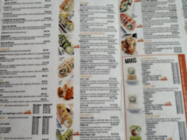 Sushi Tai menu