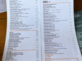 Bambú menu