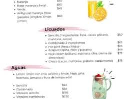 Mercado 247, México menu