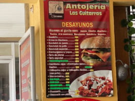 AntojerÍa Las Guitarras menu