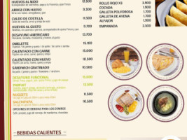 Sanblass menu