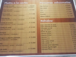 El Castillo Del Pollo menu