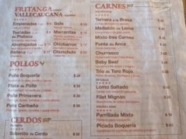 La Boqueria Menga menu