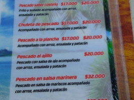 Y Cevicheria María Del Mar menu