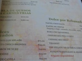 Café Squisito menu