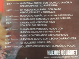 La Mercaderia menu