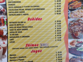 Fonda La Palapa menu