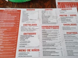 El Retrato menu