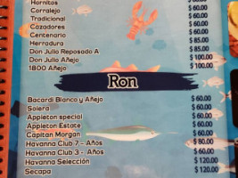 El Comején menu