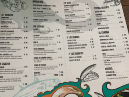 El Zanca Mariscos Chapultepec menu