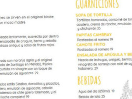 La Chilaquiza menu