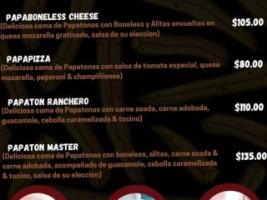 Papaton Place menu