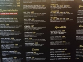 Torombolos Hamburguesas Villa Bonita menu