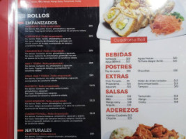 Que Rollo Sushi Sahuaro menu