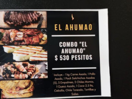 El Ahumao Pollo Y Carne Asada menu