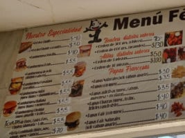 Felix Burguers menu