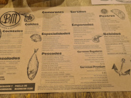 El CosteÑo menu