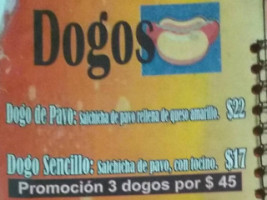 Tacos Don Tuxpeño menu