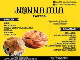 La Nonna Mia Provenza menu