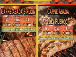 Pollos Y Carnes Asadas Los Sauces menu