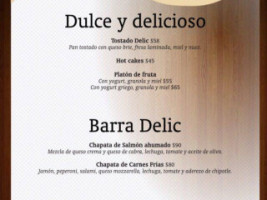 Delic menu