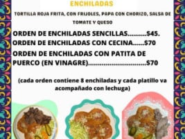 Cenaduría Lupita Enchiladas Rioverdenses menu