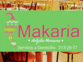 Antojitos Makaria menu