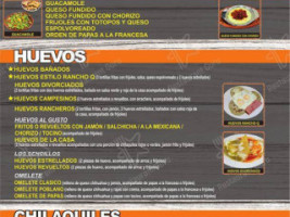 Rancho Q menu