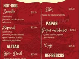 Maluciou's Burger menu