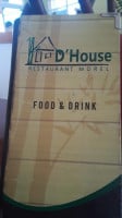 D House menu