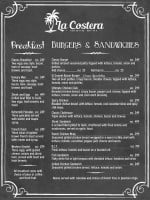 La Costera menu