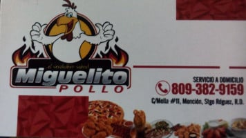 Miguelito Pollo menu