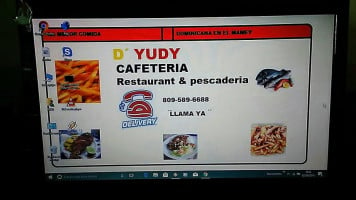 D' Yudy Cafeteria Pescaderia menu