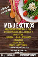 Las Americas Campestre menu